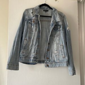 STS BLUE Denim Jean Blue Distressed Jacket